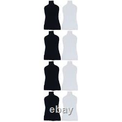 4 Pack Mannequins de couturiers Corps féminin Mannequin Housse en tissu Femme