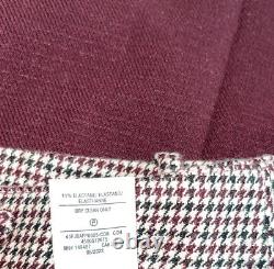 Anthropologie Pantalon taille haute à motif marron préppy pour fille préférée taille 10