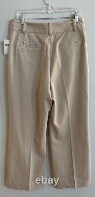 Anthropologie Pantalons Favoris Fille Beige Tailleur Préppy Jambes larges Taille 12