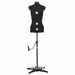 BaraSh Mannequin de couture ajustable pour femme noir taille S 33-40, mannequin de couturière féminin V9N3