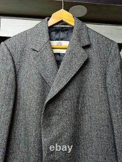 Costume classique sur mesure en laine worsted vintage des années 1960 pour homme taille 40R