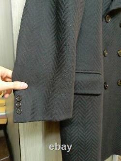Costume de complet double boutonnage en laine sur mesure vintage classique des années 1960 taille 40R