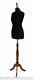 Deluxe Taille 8 Dressmakers Femme Mannequin Dummy Tailors Black Buste Rose Stand