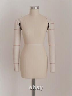 Demi-Taille Mannequin de Couture avec Bras 1/2 pour Étudiantes UK8/10