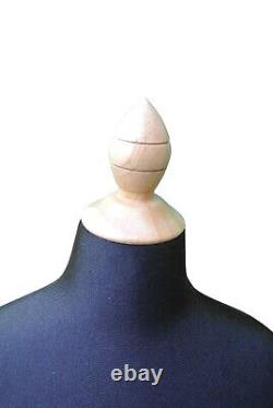 Demi-échelle Mini Mannequin Torso Formes Tailors Affichage Beige & Noir