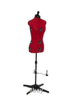 Diana 8-Part Réglable Tailleurs Couturiers Mannequin de Couture Taille Petit