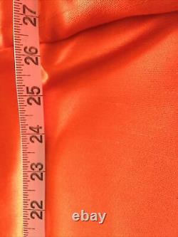 Ensemble de pantalons vintage Jessica Howard Taille 10 Couleur Orange Boutons en écaille de tortue