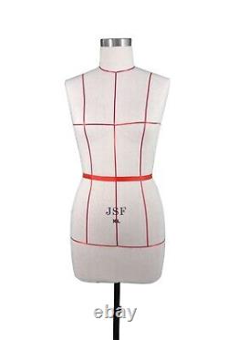 Forme de couture féminine Mannequin de tailleur idéal pour les professionnels couturiers 14 et 16.