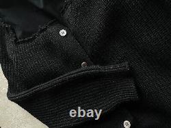 Hauts en tricot noirs superposés Comme Des Garcons AD2007