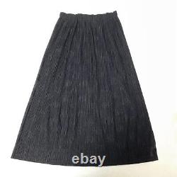 Jupe ISSEY MIYAKE plissée à pois, double taille, taille 4, longueur 80 cm
