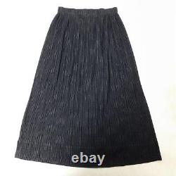 Jupe ISSEY MIYAKE plissée à pois, double taille, taille 4, longueur 80 cm