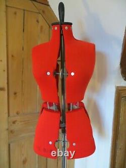 Mannequin de couturière ajustable Vintage Chil Daw Tailor Dummy UK 8 14