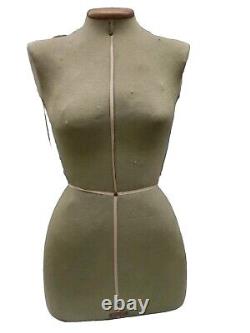 Mannequin de couturière vintage des années 1940 Singer forme de robe mannequin de tailleur