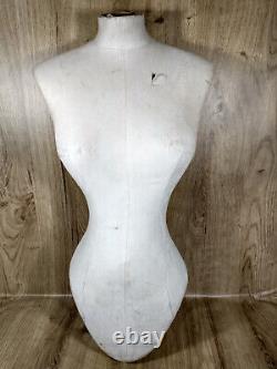 Mannequin de vitrine vintage Hindsgaul pour tailleur, torse de demi-mannequin de femme