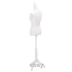 Mannequin féminin Tailleur Dame Buste Vitrine Affichage Mode Modèle Couturière vidaXL