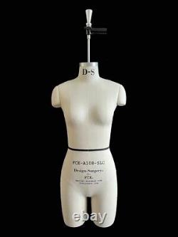 Mannequin professionnel de couture avec cou suspendu, modèle Olivia, taille 8 femme FCE.