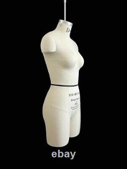 Mannequin professionnel de couturier avec cou suspendu, taille corail S12, féminin FCE.