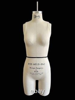 Mannequin professionnel pour couturiers, taille réelle suspendue par le cou, modèle Amelia taille S10 pour femme FCE.