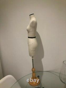 Mini-mannequin Half-scale Tailors Dummy Fce London Femelle Avec Jambes Pour L'étudiant