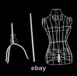 Modèle en métal de designer de supports pour mannequin féminin en fer pour la présentation de couturier