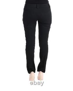 Pantalon en coton italien slim fit noir Ermanno Scervino magnifique - Taille 38