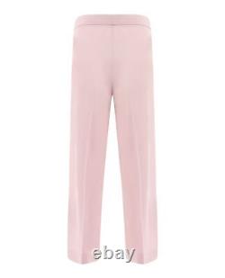 Pantalon en laine mélangée ajusté Stella McCartney rose pour femme IT44 rose.