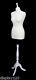 Tailleur De Mannequin Féminin De Taille 16 De Luxe Avec Buste Blanc Et Support Blanc