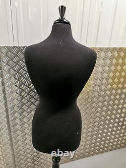 Tailors Dummy Dressmakers Female Bust Retail Display Mode Mannequin Noir
