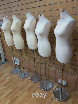 Tailors Dummy Femme Dressmakers Bust Retail Display Mode Mannequin